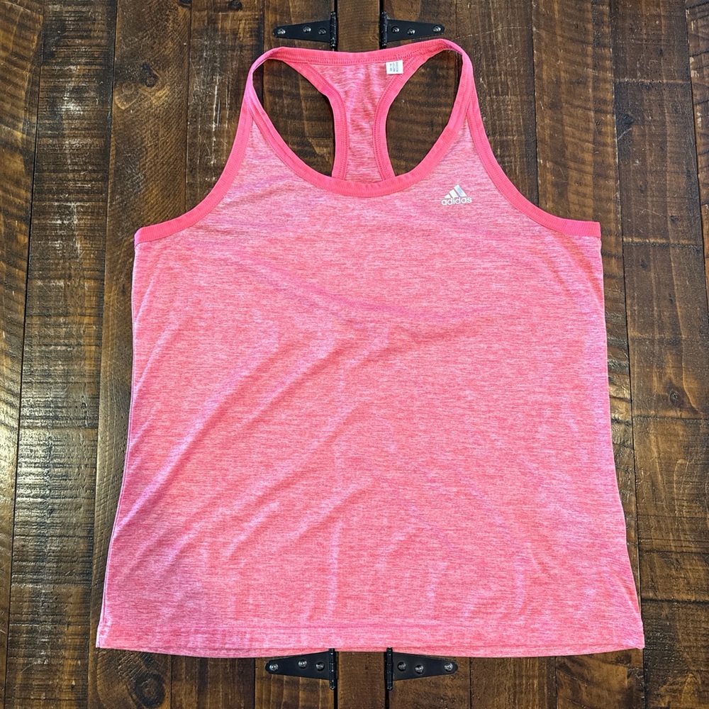 Adidas Climalite Pink Racerback Athletic Tank Top XL
